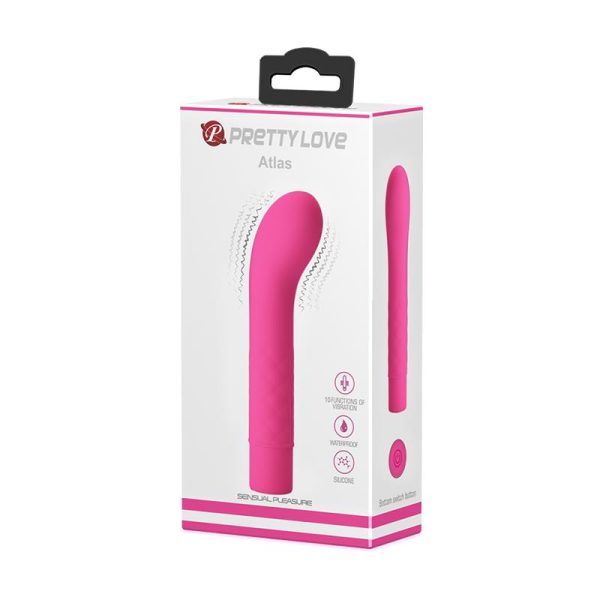 Vibrador Atlas Silicona Rosa - imagen 6