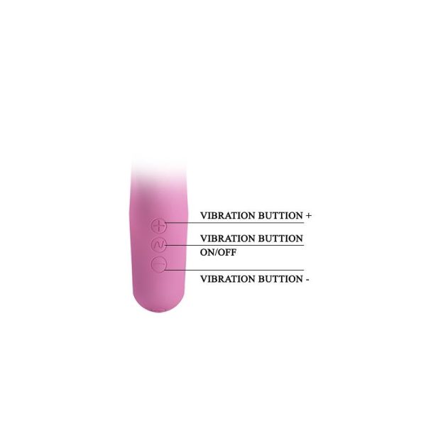 Vibrador Canrol USB Silicona Rosa Suave - imagen 6