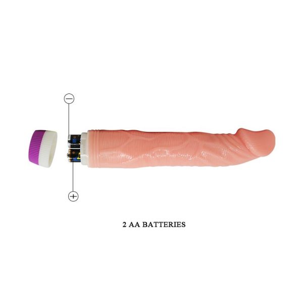 Vibrador Color Natural 22 cm - imagen 2