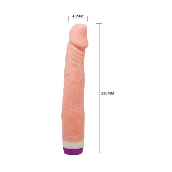 Vibrador Color Natural 22 cm - imagen 4
