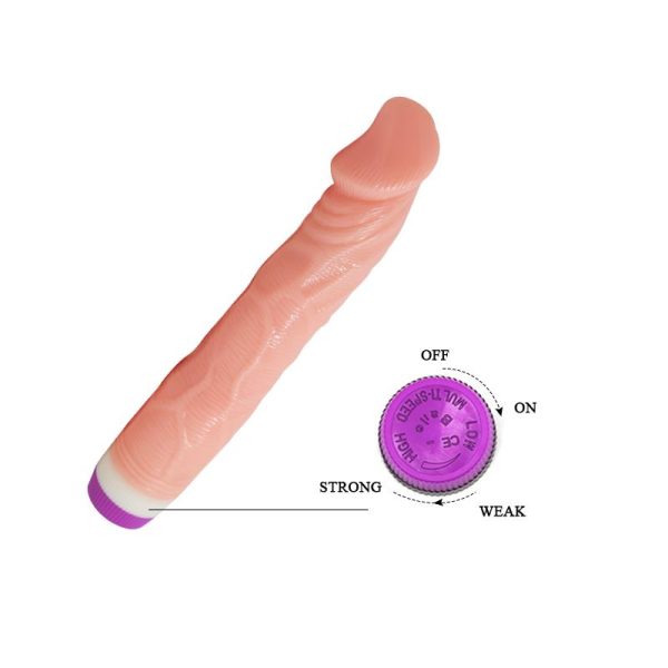 Vibrador Color Natural 22 cm - imagen 7