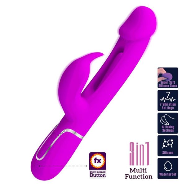 Vibrador con Lengua Kampas Rosa - imagen 3