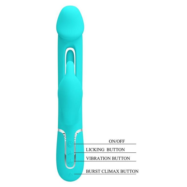 Vibrador con Lengua Kampas Verde - imagen 2