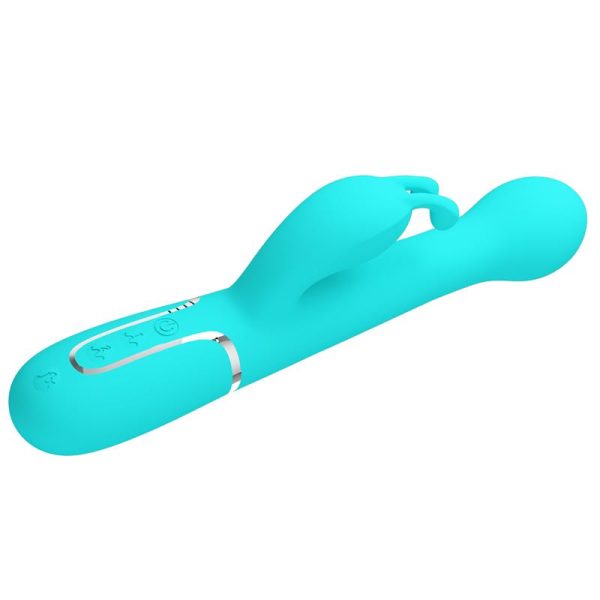 Vibrador con Thrusting y Bolas Rotatorias Dejon Azul - imagen 4