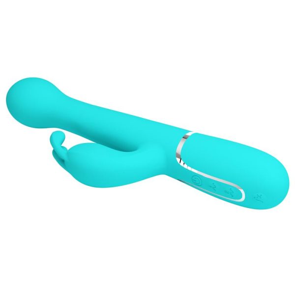 Vibrador con Thrusting y Bolas Rotatorias Dejon Azul - imagen 7
