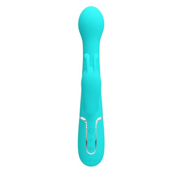 Vibrador con Thrusting y Bolas Rotatorias Dejon Azul - imagen 9