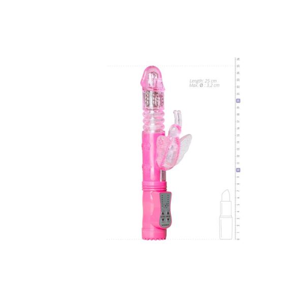 Vibrador de Conejito - Mariposa Rosa - imagen 4