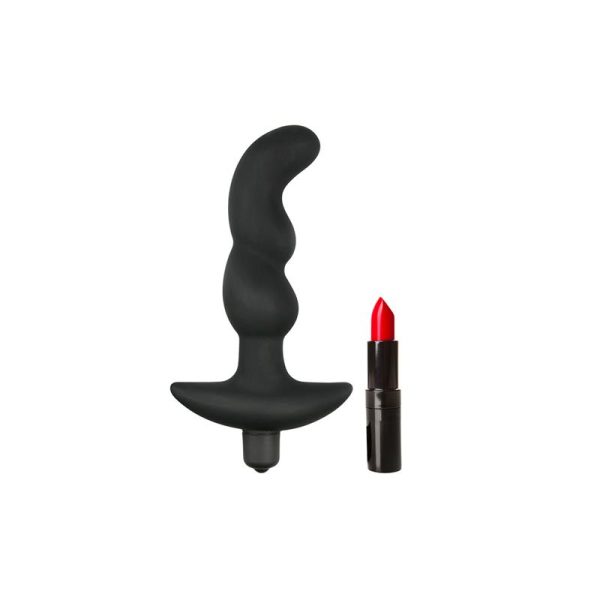 Vibrador Prostático Silicona Negro - imagen 4