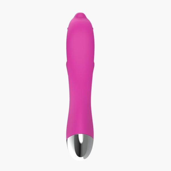 Vibrador Dolphin 6 Funciones USB Rosa - imagen 2