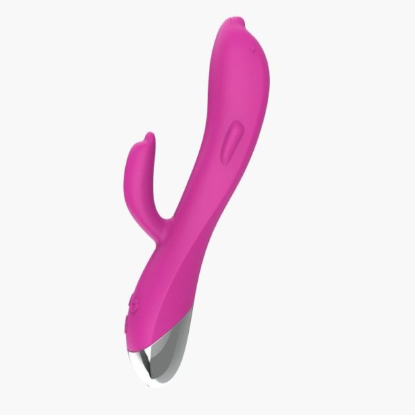 Vibrador Dolphin 6 Funciones USB Rosa - imagen 3