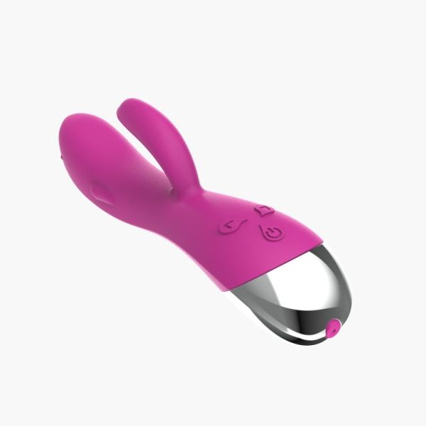 Vibrador Dolphin 6 Funciones USB Rosa - imagen 5
