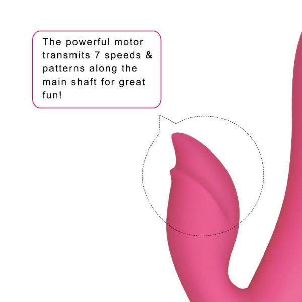 Vibrador Dreamer II USB Rose Red - imagen 4
