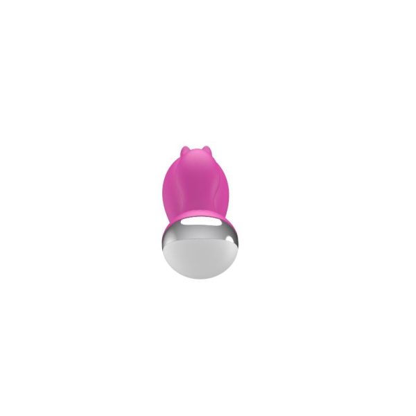 VIbrador Dual USB Silicona Rosa - imagen 2