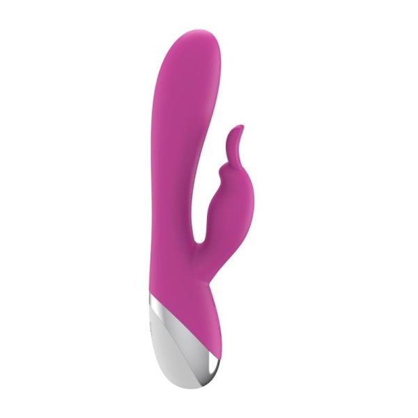 VIbrador Dual USB Silicona Rosa - imagen 7