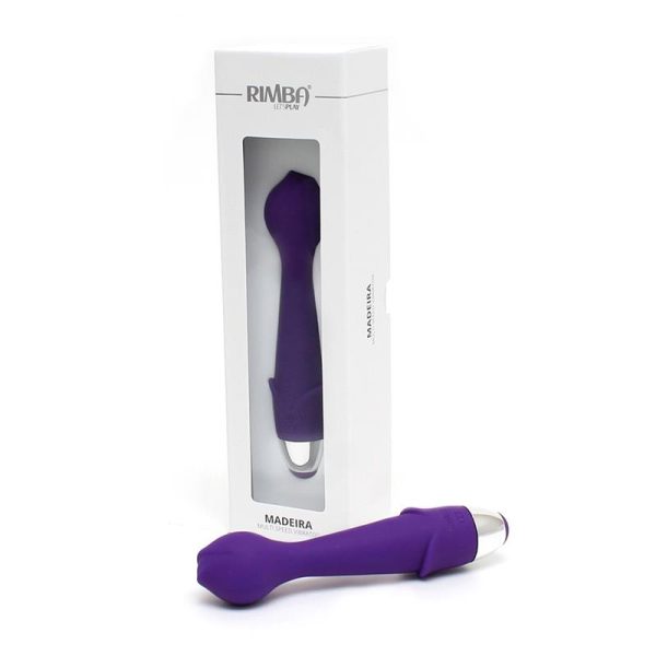 Vibrador Flower Power Madeira Purpura - imagen 2