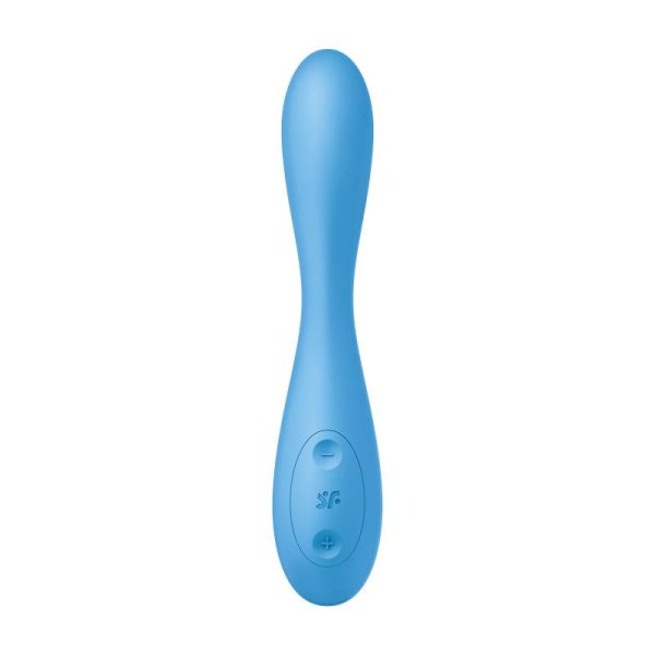 Vibrador G-Spot Flex 4 con APP Satisfyer Connect Azul - imagen 2