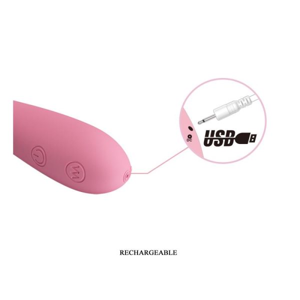 Vibrador Gloria Color Rosa Claro - imagen 2