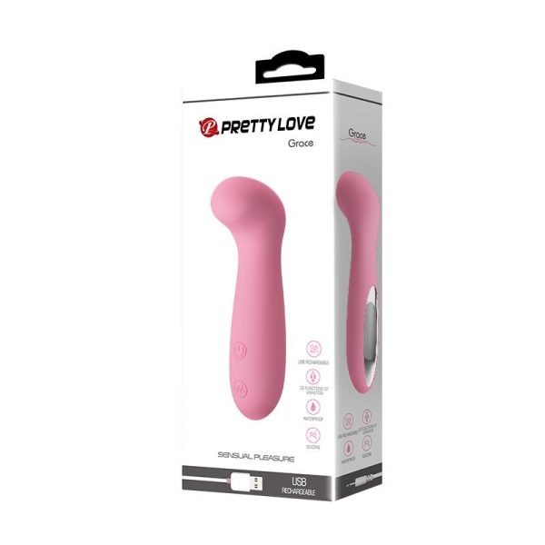 Vibrador Grace Color Rosa Claro CL50 - imagen 3