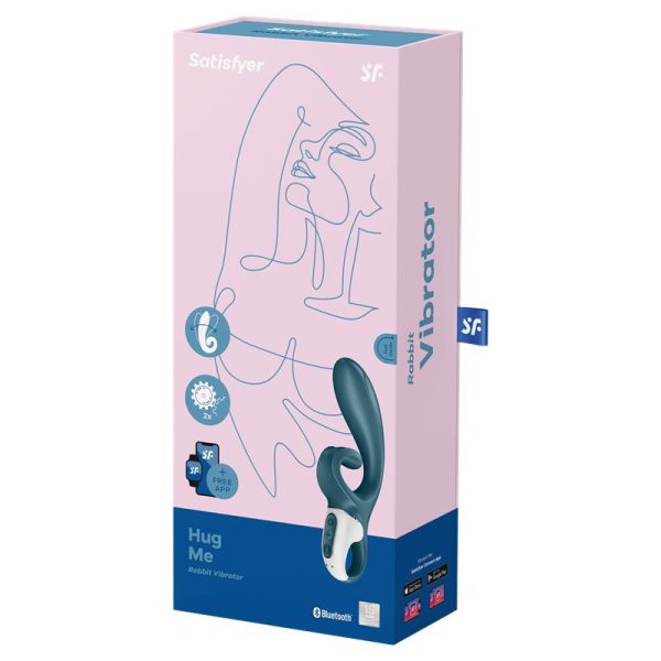 Vibrador Hug Me con APP Satisfyer Connect Grayblue - imagen 7