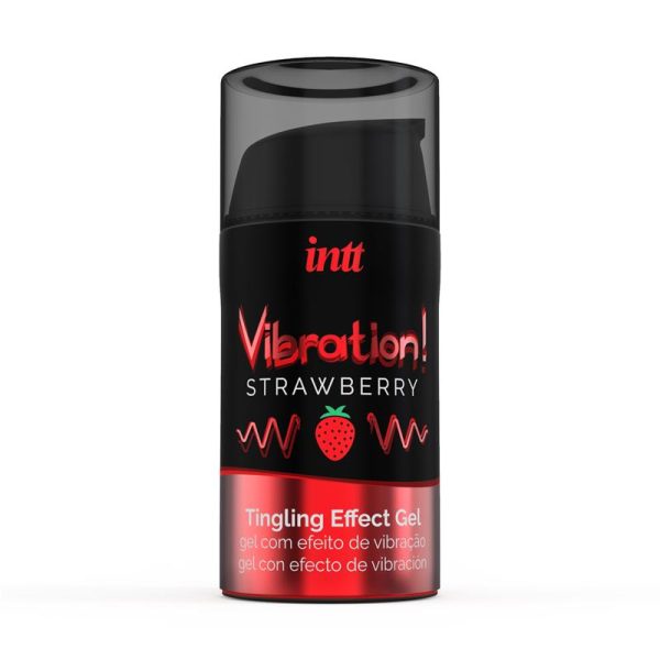 Vibrador Liquido Efecto Calor Aroma Fresa 15 ml - imagen 2