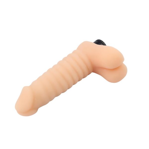 Vibrador No.02 T-Skin 7.5 Natural - imagen 2