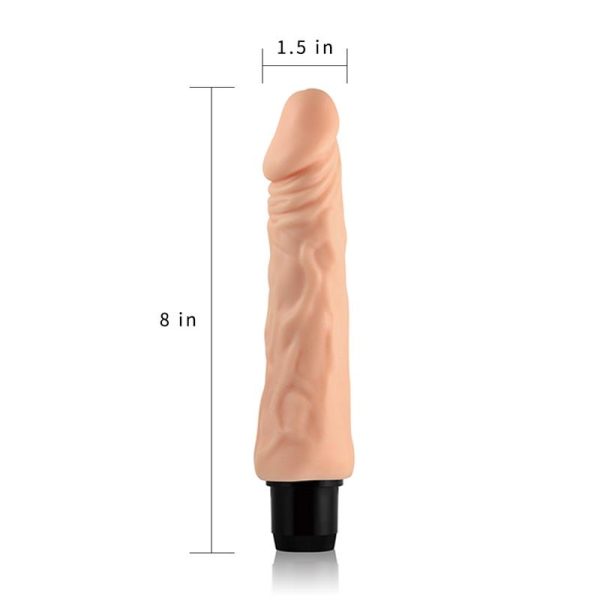 Vibrador Real Feel 8 Natural - imagen 3