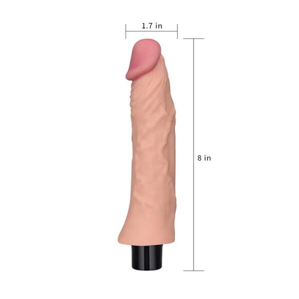 Vibrador Real Softee 8 Natural - imagen 4