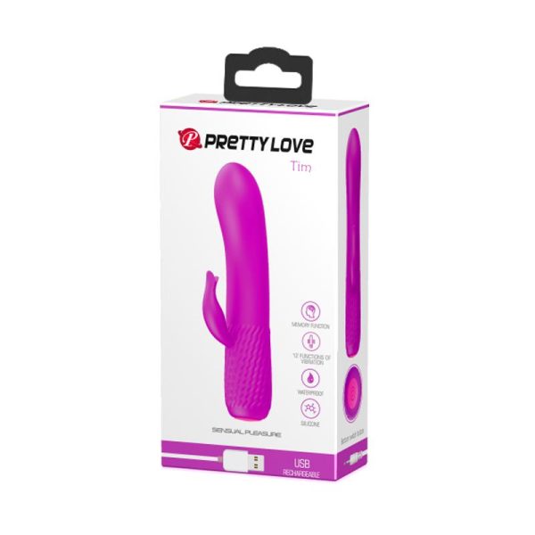 Vibrador Tim USB Silicona Purpura - imagen 3