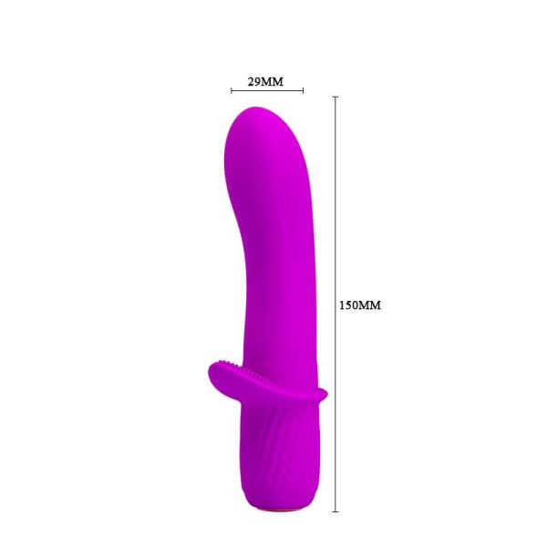 Vibrador Troy USB Silicone Purpura - imagen 6