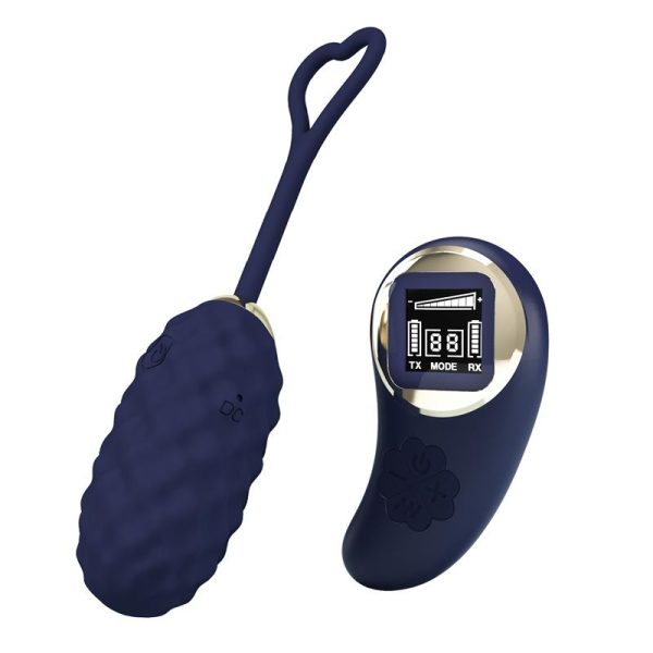Vivian Huevo Vibrador con Control Remoto con Pantalla Digital Azul - imagen 2