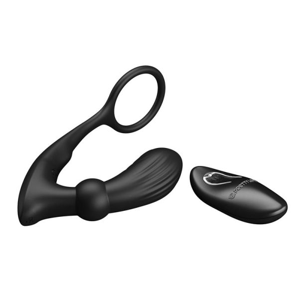 Warren Plug Anal y Anillo para el Pene con Vibración y Pulsación a Control Remoto - Imagen 6