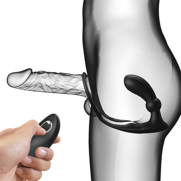 Warren Plug Anal y Anillo para el Pene con Vibración y Pulsación a Control Remoto - Imagen 8