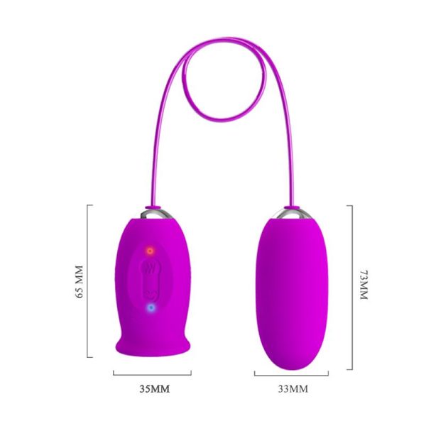 Daisy Huevo Vibrador y Estimulador con Lengua - imagen 2