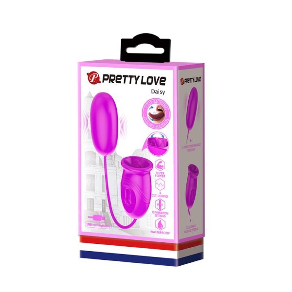 Daisy Huevo Vibrador y Estimulador con Lengua - imagen 4