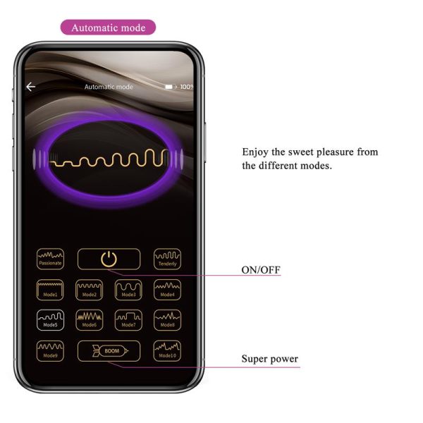 Doreen Huevo Vibrador con Electro Shock y App - Imagen 12