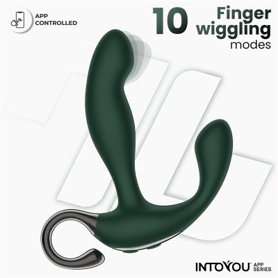 Greeny Masajeador Prostático con Finger Wiggling y App