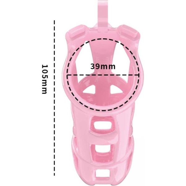 Jaula para el Pene PC01 Rosa - imagen 2