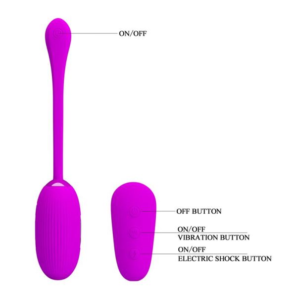Shock Fun Huevo Vibrador con Electro Shock y Control Remoto - imagen 9