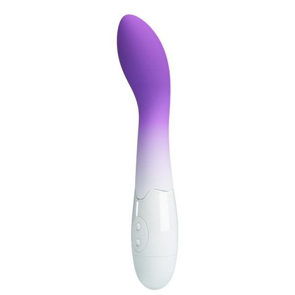 Bishop Vibrador Blanco y Púrpura - imagen 3