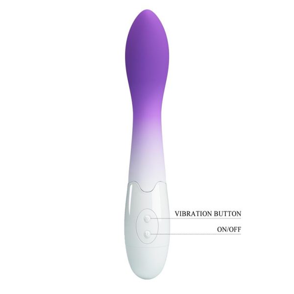 Bishop Vibrador Blanco y Púrpura - imagen 6