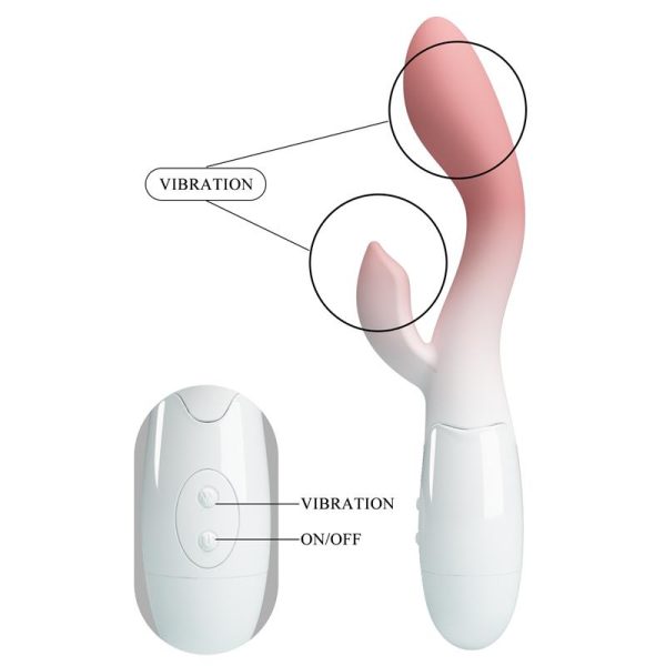 Brighty Vibrador Blanco y Rosa - imagen 6