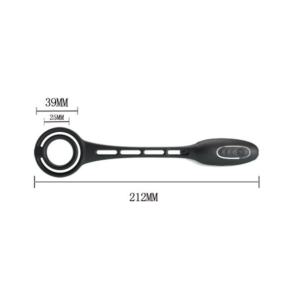 Plug Anal con Anillo para el Pene con Vibración - imagen 8