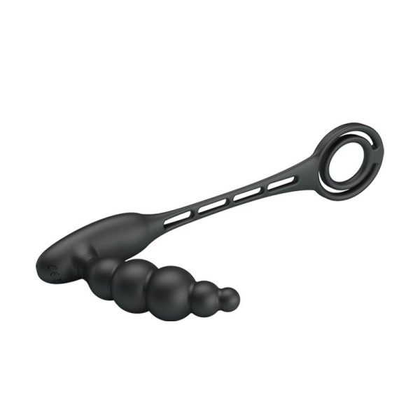Plug Anal con Anillo para el Pene con Vibración - imagen 9