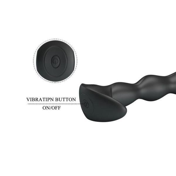 Yale Plug Anal con Vibración Negro - imagen 5