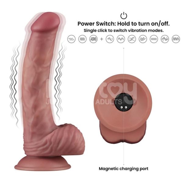 Dildo Dual Density con Vibración 9 - imagen 11