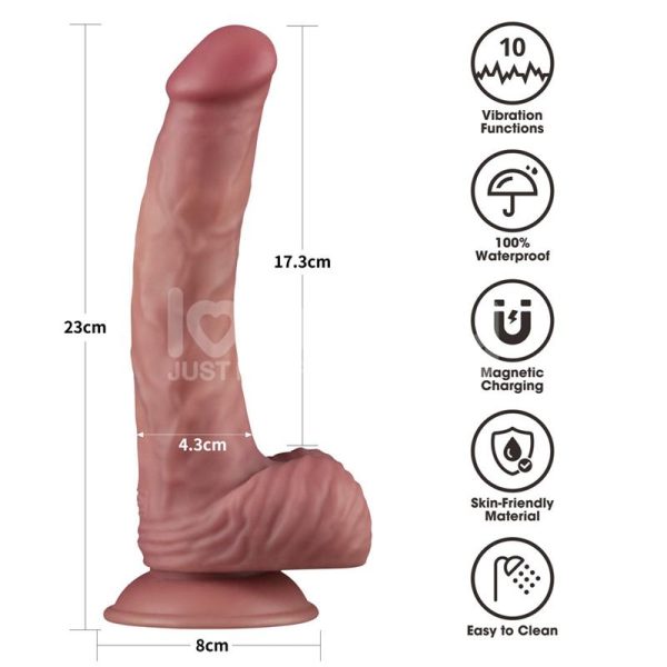 Dildo Dual Density con Vibración 9 - imagen 5