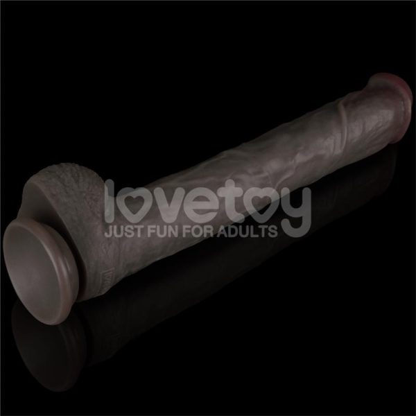 Dildo Dual Layered Articulable XXL 14.5 - imagen 12