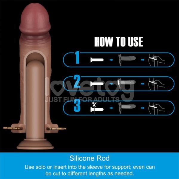 Ingen Arnés Ajustable con Dildo Hueco 9 Enhanced Set L/XL/2XL - imagen 13