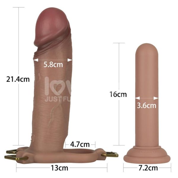 Ingen Arnés Ajustable con Dildo Hueco 9 Enhanced Set L/XL/2XL - imagen 6