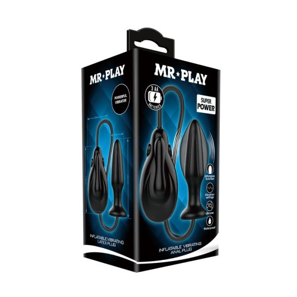 Mr. Play Inflatable Vibrating Anal Plug Clave 50 - imagen 7